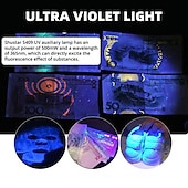 abordables Linternas-mini llavero linterna lámpara recargable antorcha súper brillante con imán camping luz uv potentes luces de iluminación portátiles