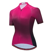 Mujer Maillot de Ciclismo Geométrico Degradado Manga Corta Bicicleta Maillot Camiseta con 3 bolsillos traseros MTB Bicicleta Montaña Ciclismo Carretera Secado rápido Bandas Reflectantes Bolsillo abordables Maillots de mujer-Mujer Maillot de Ciclismo Geométrico Degradado Manga Corta Bicicleta Maillot Camiseta con 3 bolsillos traseros MTB Bicicleta Montaña Ciclismo Carretera Secado rápido Bandas Reflectantes Bolsillo
