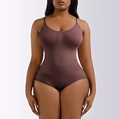 billiga Shapewear-shapewear för kvinnor magkontroll full byst kroppsformare bodysuit rumpa lyfter lår smalare