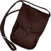 זול אביזרים ועוד-ימי הביניים רנסנס תיק Pouch תיק קרוס בודי פיראט ויקינג Ranger קַשׁתוּת תחפושות בגדי ריקוד נשים קלטי ויקינג פנטזיה נשף מסכות מסיבה\אירוע ערב מבוגרים שק