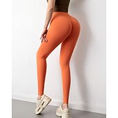 זול חותלות וגרביונים ליוגה-חותלות לנשים הרמת ישבן מכנסי יוגה גבוהים טיקטוק גרביונים בטן שליטה מהיר יבש ניילון ספנדקס יוגה כושר ריצה חדר כושר אימון פעיל בגדים שחור צהוב כחול ספורט גמישות גבוהה