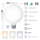 cheap LED Globe Bulbs-16W LED Globe Bulbs 1600 lm E27 G120 14 LED Beads SMD 2835 Warm White 220-240 V