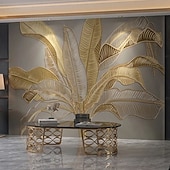 abordables Papiers peints-Fonds d'écran cool belle nature papier peint mural autocollant mural auto-adhésif éblouissant doré pvc/vinyle adapté au salon chambre restaurant hôtel décoration murale art décor à la maison