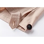 levne Klasický-Pánské Lněné šortky Letní šortky Capri kalhoty Kapsy Šňůrky Elastický pas Bez vzoru Venkovní Denní Jdeme ven Směs len / bavlna Módní Šik ven Černá Bílá Neelastické
