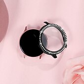 cheap Smartwatch Case-Diamond Case Watch Case Compatible with Samsung Galaxy Watch Active 2 40mm / Watch Active 2 44mm Shockproof Plastic / Hard PC Watch Cover