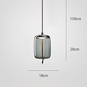 preiswerte Insellichter-LED Pendelleuchte Glas Kücheninsel Licht Single Design Galvanisierte LED Nordic Style 220-240V 110-120V