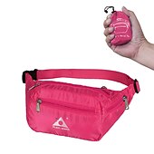 abordables Mochila de senderismo-1-10 L Bolso de cintura Riñonera Cinturón Deportivo Resistente al Viento Resistente a la lluvia Transpirable Secado rápido Ligero Al aire libre Caza Pesca Senderismo Escalada Nailon Ejercito verde