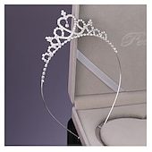 cheap Accessories-Frozen Fairytale Princess Elsa Crown Crystal tiara Cosplay Movie Cosplay for Girls&#039; Kid&#039;s Carnival Masquerade