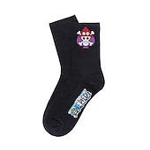 cheap Shoes &amp; Accessories-Inspired by One Piece Monkey D. Luffy Nico Robin Roronoa Zoro Anime Cosplay Accessories Socks Men&#039;s Women&#039;s Halloween Costumes