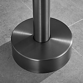 economico Rubinetti per vasca da bagno-rubinetto per vasca montaggio a pavimento riempimento vasca autoportante rubinetti doccia ad alto flusso in ottone con rubinetti miscelatori doccia portatili bocca girevole (grigio canna di fucile)