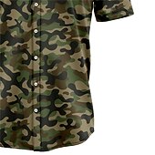 economico Stampa animal-Per uomo Camouflage Camicia Camicia con bottoni Manica corta Tropicale Di tendenza Hawaiano Informale Per eventi Spiaggia Estate Primavera Collo ripiegabile Stampa Bottone giù Kaki+verde militare