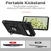 رخيصةأون جراب للهواتف الأخرى-هاتف غطاء من أجل غوغل Pixel 6 Pixel 6 Pro ثقيل حماية كاملة للجسم مسند الدراجة حالة مع خاتم لون سادة TPU
