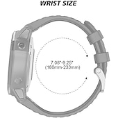 preiswerte Garmin-Uhrenarmbänder-Uhrenarmband für Garmin Fenix 7X Pro 6X 5X Plus Epix Pro 51mm Tactix 7 Amoled Instinct 2X Quatix Enduro Descent Mk2i Mk2 26mm Silikon Ersatz Gurt 26mm Sportarmband Armband