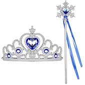 levne Doplňky-Pohádkové Princeznovské Elsa Diadém Sada příslušenství Roztomilý Filmové kostýmy for Dívčí Dětské Plesová maškaráda