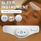 abordables Appareils de massage corporels-Masseur électrique pour soulagement des maux de tête - Aide au sommeil par microcourant pour insomnie et migraine instrument de thérapie de décompression