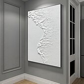 billiga Abstrakta målningar-oljemålning handgjord handmålad väggkonst tjock olja abstrakt canvas målning heminredning dekor utsträckt ram redo att hängas