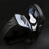 abordables Bolsos y mochilas para portátil-Bolsa antirrobo para computadora con puerto de carga USB, mochila impermeable y resistente a los arañazos, bolsa portátil para el pecho