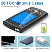 abordables Masajeador de cuerpo entero-Estimulador muscular Tens máquina de masaje corporal eléctrico EMS de 36 modos terapia digital para adelgazar electrosimulador de doble canal con 10 almohadillas a prueba de polvo regalo de San