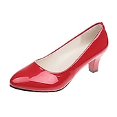 cheap Kitten Heels-Classic Low Heel Closed-Toe Pumps for Women – Elegant Formal Office Shoes for All-Day Comfort