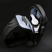 abordables Bolsos y mochilas para portátil-Bolsa antirrobo para computadora con puerto de carga USB, mochila impermeable y resistente a los arañazos, bolsa portátil para el pecho