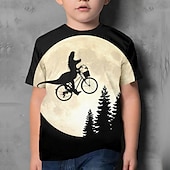 cheap Boy&#039;s 3D Animals-Boys 3D Dinosaur T shirt Short Sleeve 3D Print Summer Active Cute Cool Kids 3-12 Years School Daily