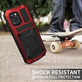 abordables Carcasas iPhone-teléfono Funda Para iPhone 16 Pro Max Plus iPhone 15 Pro Max iPhone 14 13 12 11 Pro Max Plus Mini Impermeable Funda de Cuerpo Entero Armadura Protección de grado militar con película de vidrio de