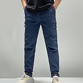 economico Fondi-Per uomo Pantaloni da escursionismo impermeabili Pantaloni Foderati in Pile Pantaloni softshell Inverno Esterno Calore Termico Fodera in Pile Impermeabile Antivento Pantaloni Nero Blu marino Pile