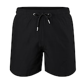 cheap Men&#039;s Boxer Swim Trunks-Men&#039;s Board Shorts Swim Shorts Swim Trunks Summer Shorts Drawstring Elastic Waist 2 in 1 Graphic Comfort Breathable Short Casual Holiday Beach Hawaiian Stylish Gradient blue Black