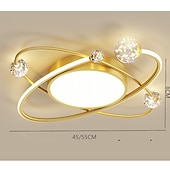 お買い得  シーリングライト調光可能タイプ-北欧の光の豪華な雰囲気のクリスタル ルーム led ランプ モダンなシンプルな個性創造性スター シーリング ランプ