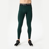 cheap Men&#039;s Shorts, Tights &amp; Pants-Men&#039;s Compression Pants Running Tights Leggings with Phone Pocket Base Layer Athletic Winter Spandex Breathable Quick Dry Sweat wicking Power Flex Fitness Gym Workout Running Skinny Sportswear