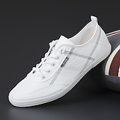 billiga Herrsneakers-Grå herrsneakers i nylon med snörning – lätta, ventilerande lågskor för vardagsbruk, resor och helgutflykter