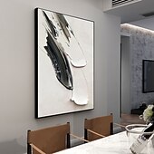billiga Abstrakta målningar-oljemålning handgjord handmålad väggkonst tjock olja abstrakt canvas målning heminredning dekor utsträckt ram redo att hängas