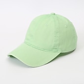 voordelige Herenhoeden-Voor heren Wassen baseballpet Zwart Wit Katoen Gesp Modern eigentijds Alledaagse kleding Vakantie Heldere kleur Zonbescherming Sport