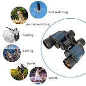 cheap Rangefinders &amp; Telescopes-60x60 3000M Binocular with Coordinates Night Vision HD Professional Hunting Binoculars for Hiking Travel Field Work Forestry Fire Protection
