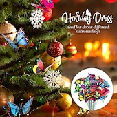 abordables piquets de jardin décoratifs-20 pièces fil métallique papillon plantes enjeux jardin décor papillon enjeux jardin extérieur planteur pot de fleur lit yard jardin pelouse décor