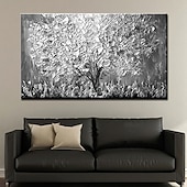 tanie Obrazy z kwiatami/roślinami-100% ręcznie malowane duży nowoczesny obraz olejny na płótnie złote drzewo obrazy do domu salon wystrój hotelu wall art picture walcowane bez ramki!