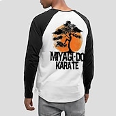 levne Kreslená a filmová postava-Cobra Kai Karate Kid Trička Anime Animák Anime 3D 3D Grafika Pro Pro páry Pánské Dámské Dospělé Plesová maškaráda 3D tisk
