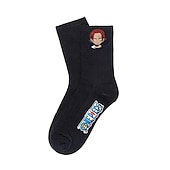 cheap Shoes &amp; Accessories-Inspired by One Piece Monkey D. Luffy Nico Robin Roronoa Zoro Anime Cosplay Accessories Socks Men&#039;s Women&#039;s Halloween Costumes