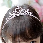 cheap Accessories-Frozen Fairytale Princess Elsa Crown Crystal tiara Cosplay Movie Cosplay for Girls&#039; Kid&#039;s Carnival Masquerade