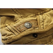 cheap Outdoor-Men's Capri Cargo Shorts Cargo Shorts Shorts Capri Pants Hiking Shorts Leg Drawstring 6 Pocket Plain Comfort Outdoor Daily Going out Fashion Streetwear Black Army Green