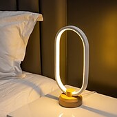 economico lampada da comodino-lampada da tavolo a led in legno interfaccia usb camera da letto comodino lampada da notte illuminazione a led dimmerabile decorazione domestica creativa e regalo di trasferimento unico