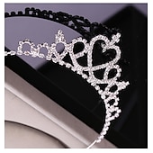 cheap Accessories-Frozen Fairytale Princess Elsa Crown Crystal tiara Cosplay Movie Cosplay for Girls&#039; Kid&#039;s Carnival Masquerade