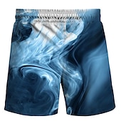 abordables Impression Géométrique-Homme Graphique Illusion d&#039;optique Abstrait Maillots de bain Shorts de bain Shorts de Surf Taille Moyenne Mode Hawaïen Boho Occasionnel Quotidien Fête Cordon de serrage Taille Élastique Impression 3D