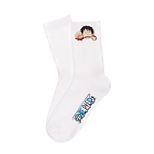 cheap Shoes &amp; Accessories-Inspired by One Piece Monkey D. Luffy Nico Robin Roronoa Zoro Anime Cosplay Accessories Socks Men&#039;s Women&#039;s Halloween Costumes