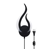 abordables Apliques de pared para interior-enchufe en la lámpara de pared 1pc 2pcs lámpara de pared led regulable 10w lámpara de pared interior moderna lámpara de acrílico aall con cable de enchufe de 6 pies (alrededor de 1,8 m) adecuado para
