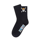 baratos T-shirts e moletons gráficos-conjunto com luffy zoro moletom oversized pu pulseira meias 3 peças roupas macaquinho de uma peça d. Luffy anime estampas gráficas impressão estilo harajuku para homens mulheres adultos unissex