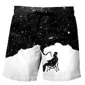abordables Impression Géométrique-Homme Graphique Illusion d&#039;optique Abstrait Maillots de bain Shorts de bain Shorts de Surf Taille Moyenne Mode Hawaïen Boho Occasionnel Quotidien Fête Cordon de serrage Taille Élastique Impression 3D