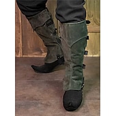 cheap Footwear-Medieval Renaissance Leg Warmers Gaiters Boot Covers Ren Faire Pirate Viking Ranger Archery Men&#039;s Unisex Pirate Fantasy Masquerade Party / Evening Adults&#039; Shoe Cover