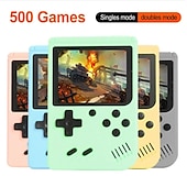 cheap Electronic Entertainment-500 In 1 3 Inch LCD Video Toy Gaming Player Mini Handheld Games Toys Game Console For Kids Portable Game Playing Machine
