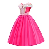 billige Jentekostymer-Bokuke 2026 Eventyr Prinsesse Ganske Blomsterpikekjole Temafestkostyme Tyll kjoler Cosplay for Jente Barne Karneval Maskerade Bryllup Bryllupsgjest
